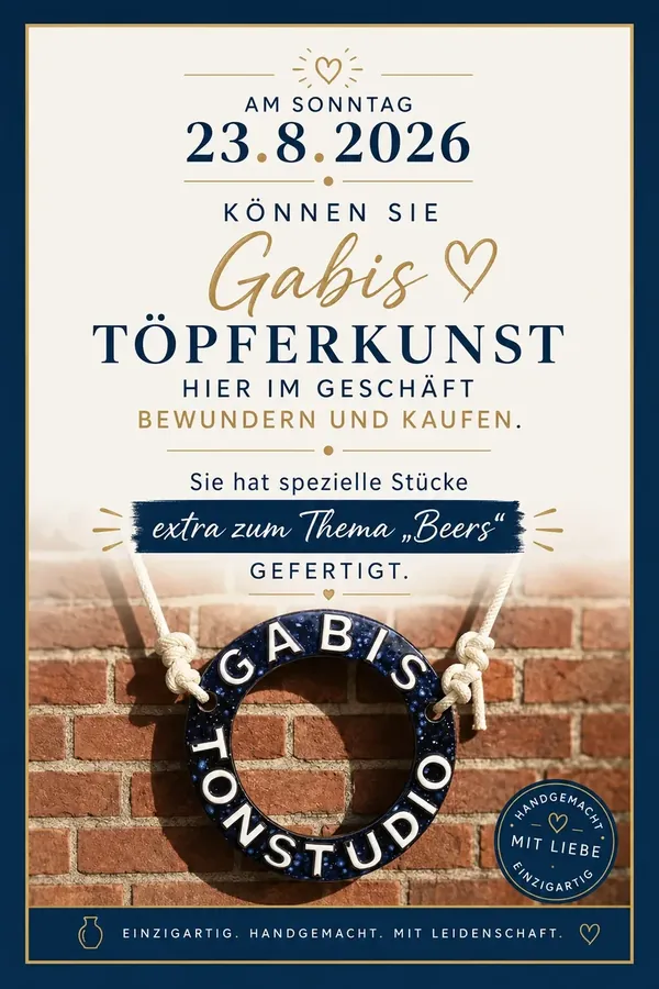 Plakat Gabis Töpferkunst